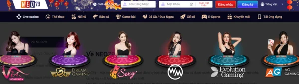 Cùng tham gia chơi game hấp dẫn, an toàn cùng NEO79