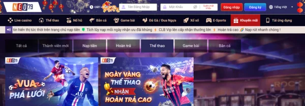 Công bằng và minh bạch là điểm nổi bật trên nền tảng thể thao NEO79